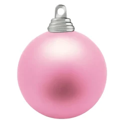 Weihnachtskugeln Aus Schwer Entflammbarem Kunststoff Pink Matt