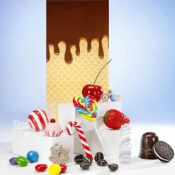 XXL Schokokuss Lebensmittel-Attrappe 35 Cm