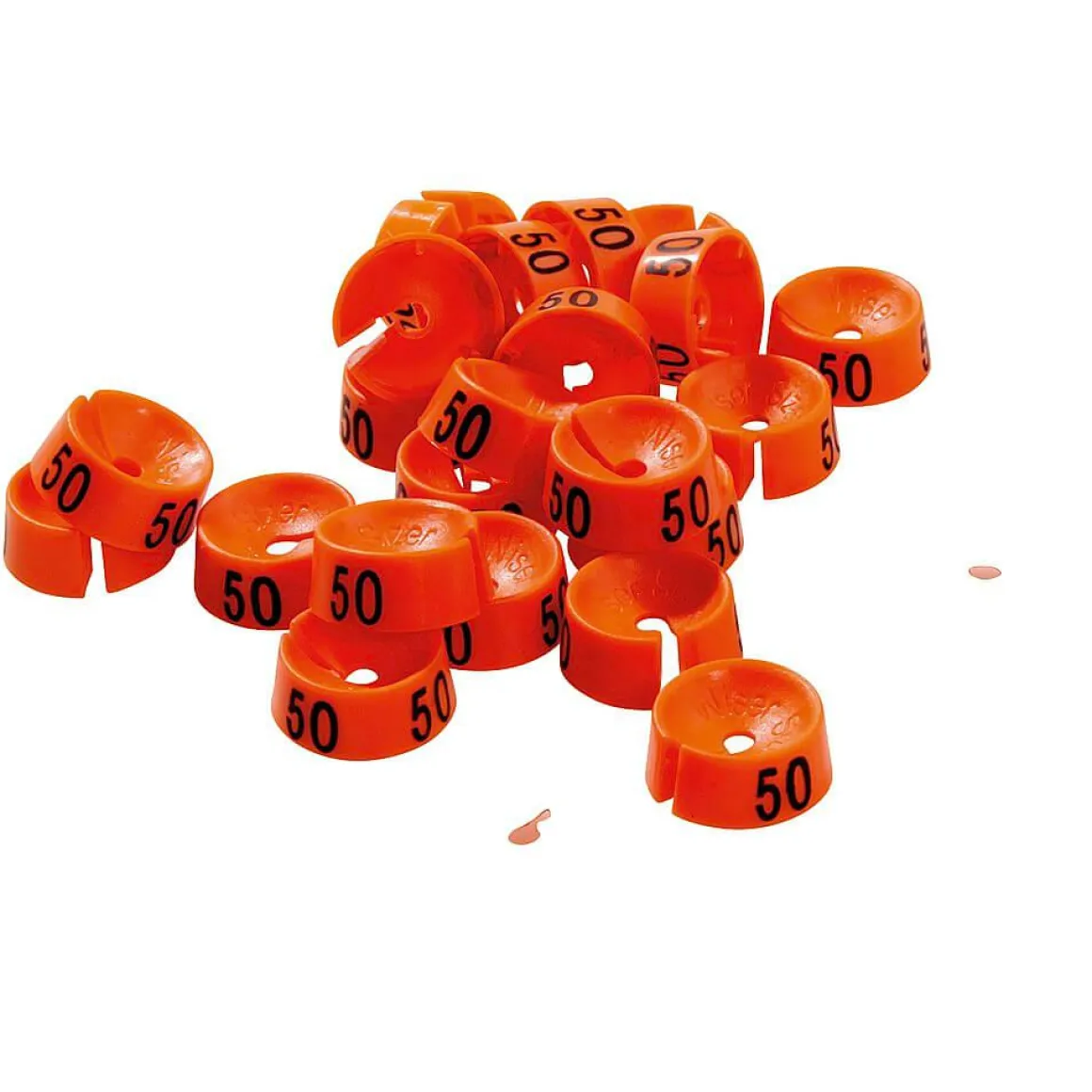 Zahlenreiter, Orange Größe 50