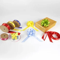 Ziehschleifen Satin 25 Mm / Ø 10 Cm