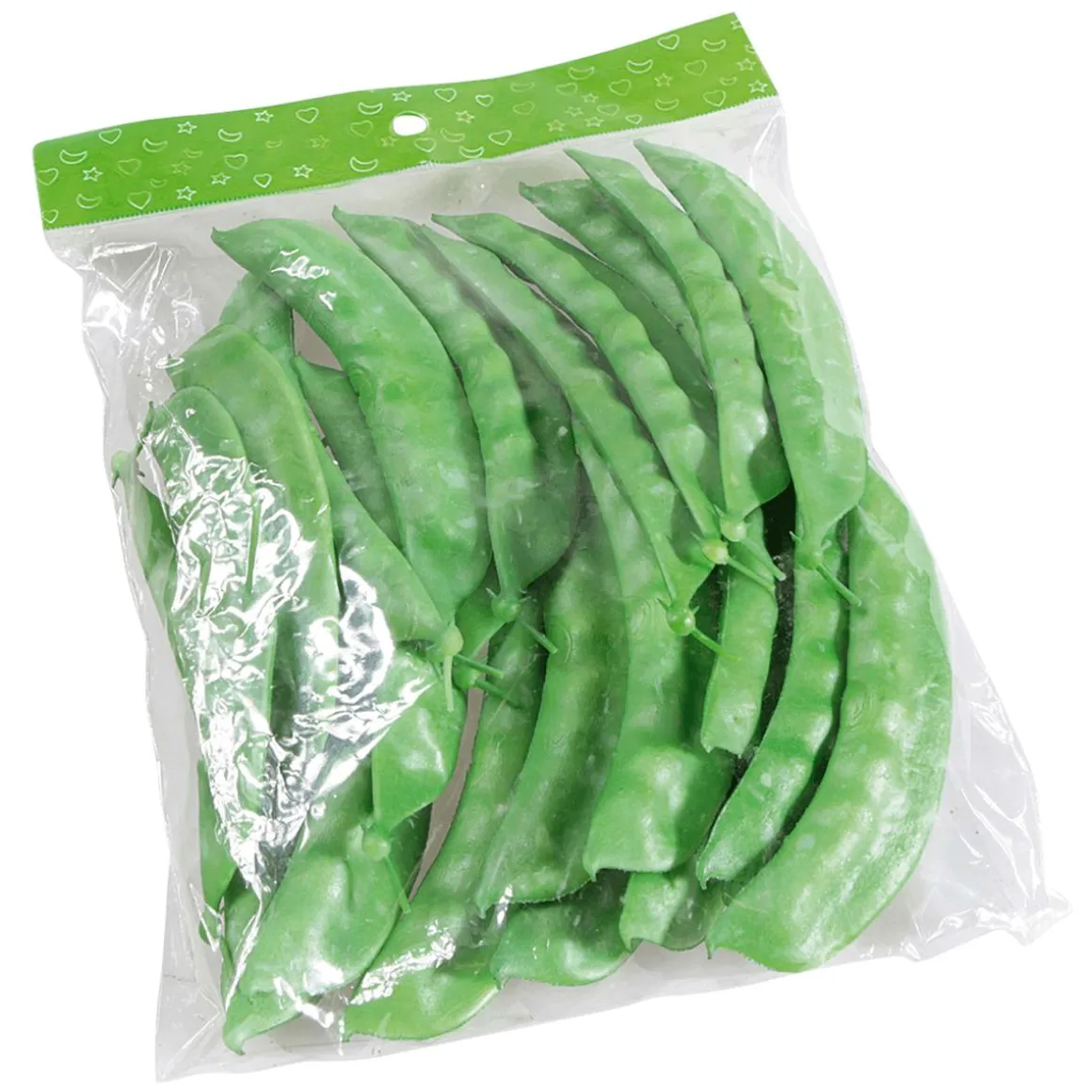 Zuckerschoten Lebensmittel-Attrappe, 24 Stück