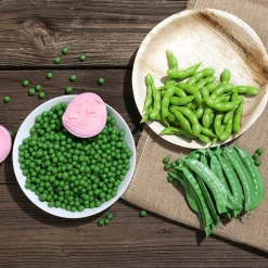 Zuckerschoten Lebensmittel-Attrappe, 24 Stück